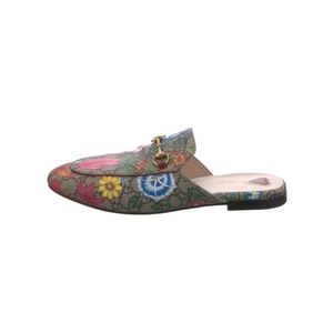 GUCCI Floral Print Mules